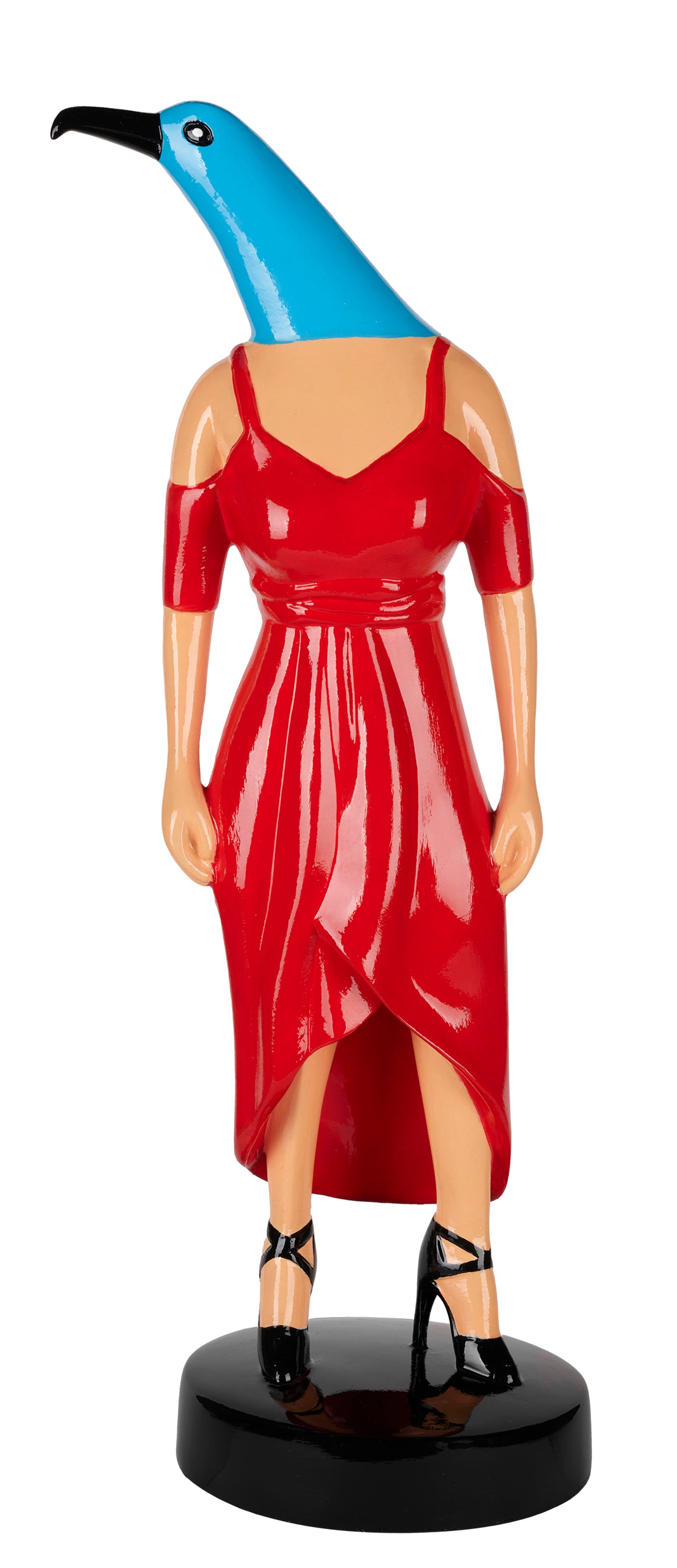 That lady in the red dress