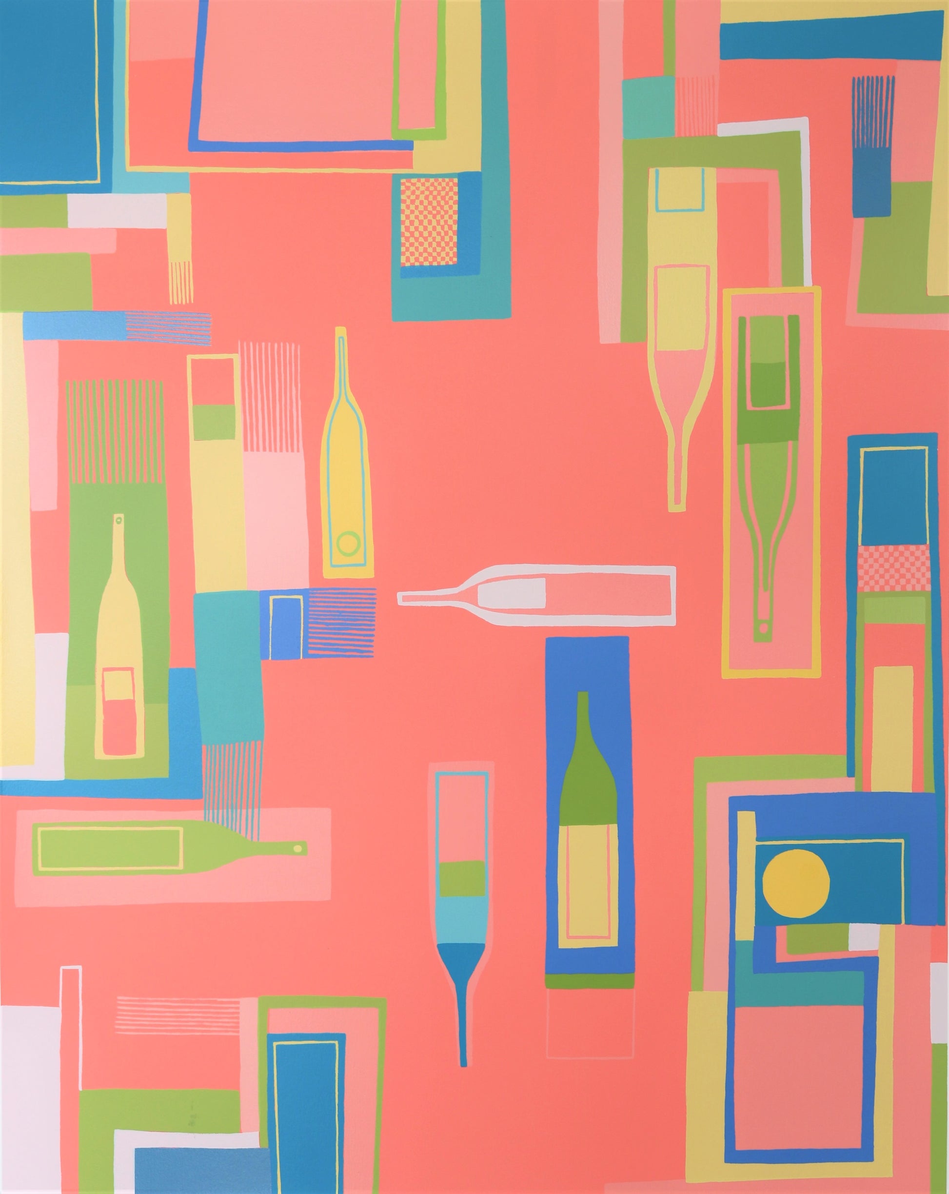 My 1950s Cool is a limited edition screen print exploring retro aesthetics through controlled colour and cinematic restraint.