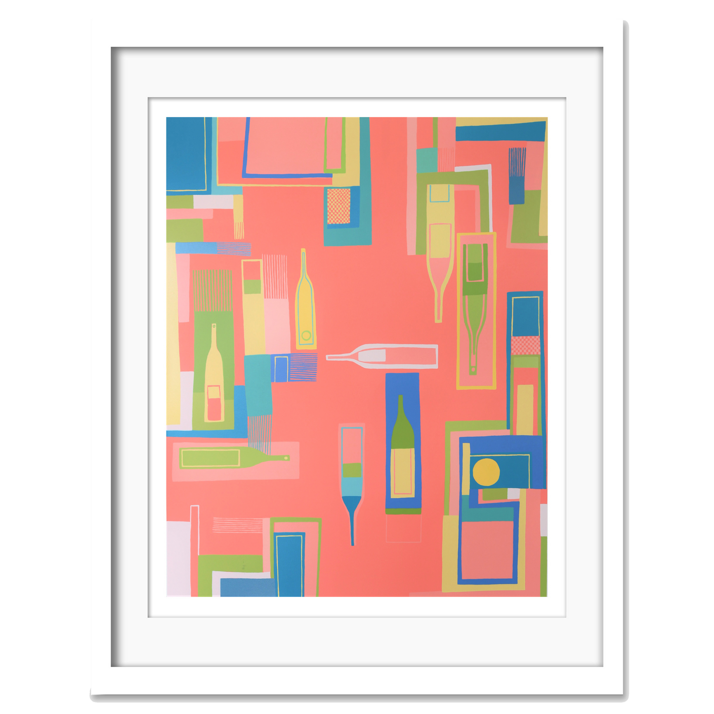 My 1950s Cool is a limited edition screen print exploring retro aesthetics through controlled colour and cinematic restraint.