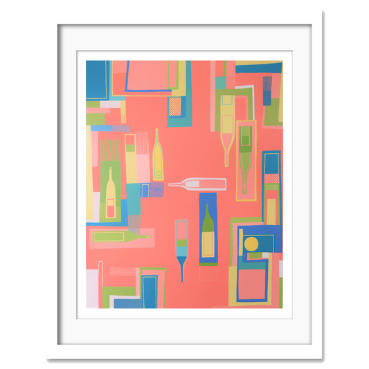 My 1950s Cool is a limited edition screen print exploring retro aesthetics through controlled colour and cinematic restraint.