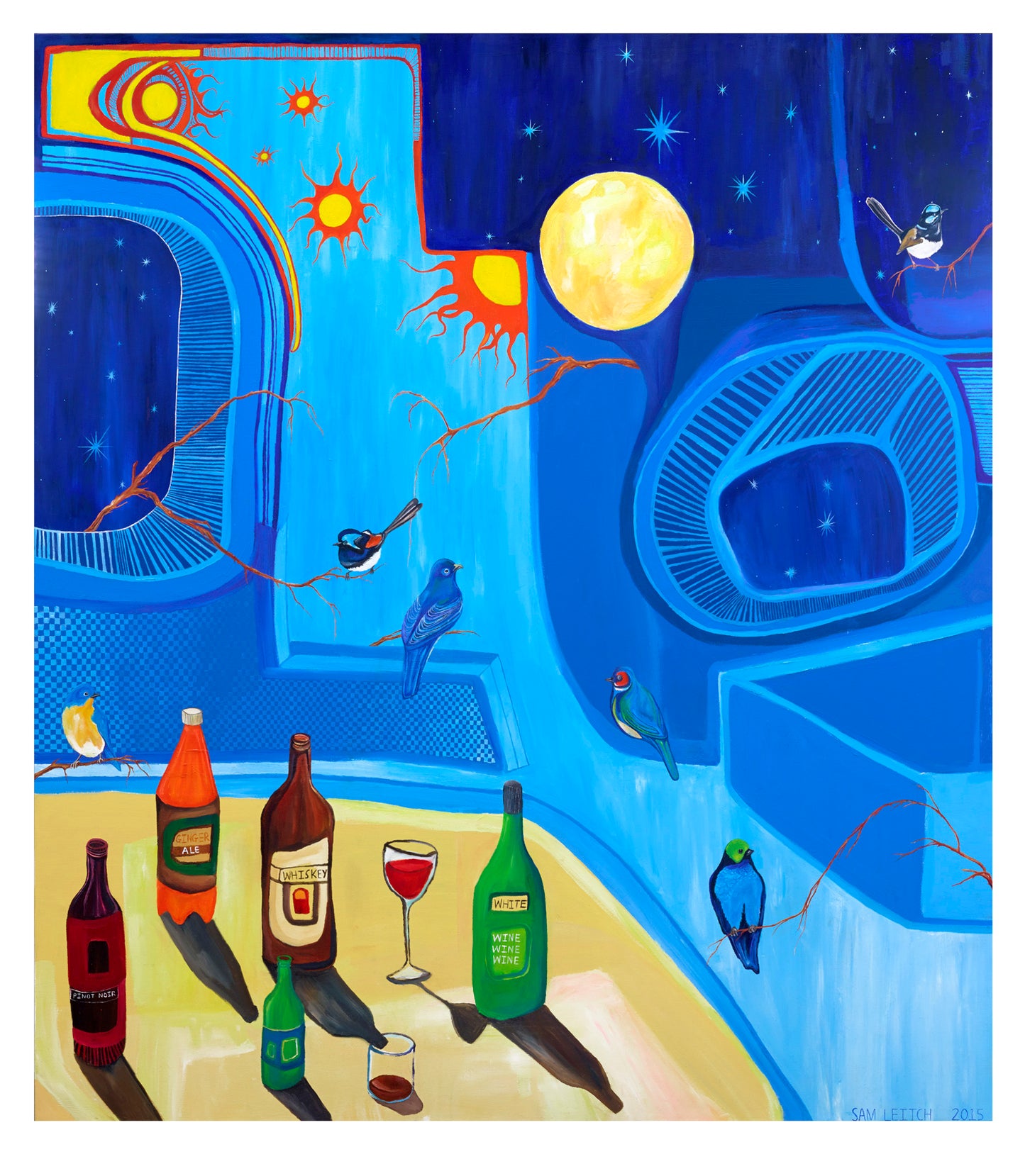 Little Birdies of November 2012 - Giclee Print