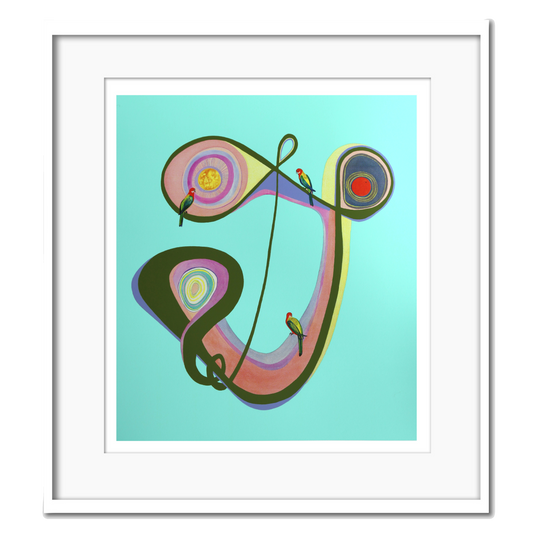 Tres Amigos II expands on themes of relationship and contrast through sharp composition and deliberate spacing.